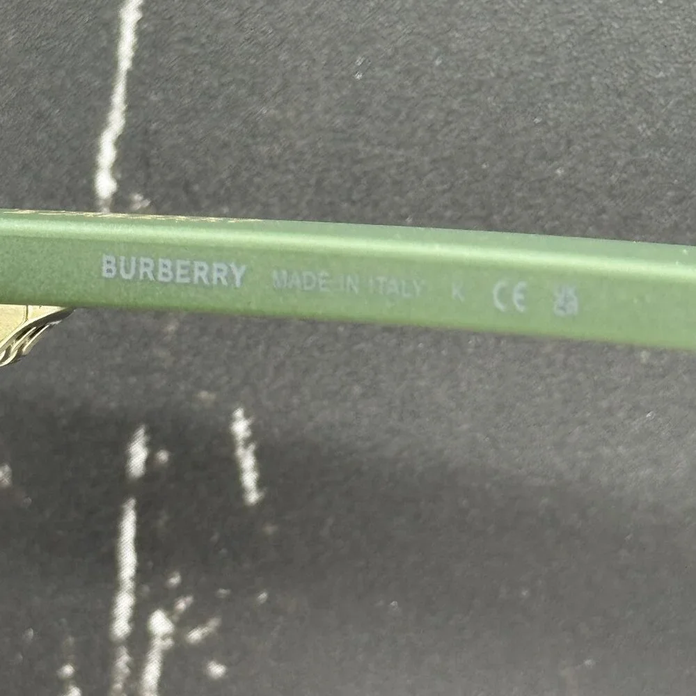 NEW BURBERRY BE4460U 4170/71 GREEN UNISEX SUNGLASSES BURBERRY BE4460U 417071